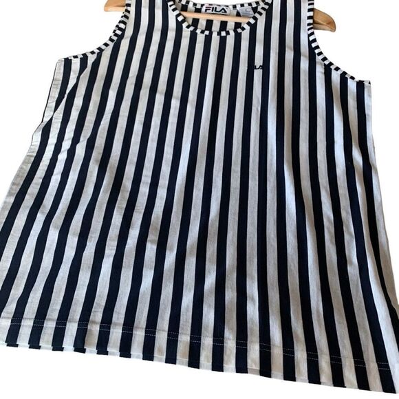 Vintage 80’s Fila Striped Tank Top - Picture 4 of 5